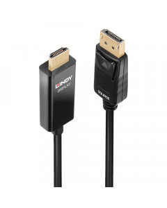 Lindy 40928 Cavo DisplayPort a HDMI con HDR Attivo, 5m
