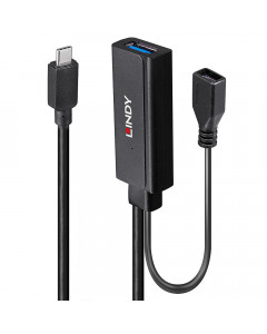 Lindy 43352 Prolunga attiva USB 3.2 Gen 1 da Tipo C a Tipo A, 3m