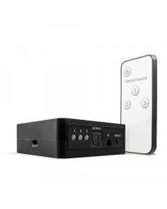 Lindy 70482 Switch Audio Digitale TosLink (Ottico), 3 Porte
