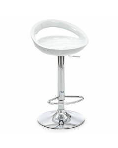 Tomasucci sgabello bar mirco white set da 2