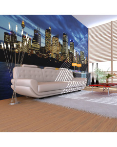 Artgeist Carta da parati Nubi serali sopra Sydney