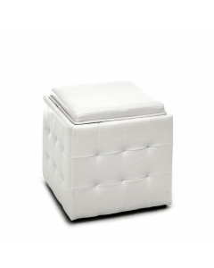 Tomasucci pouf poggiapiedi dizzy white