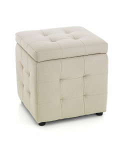 Tomasucci pouf contenitore dado beige