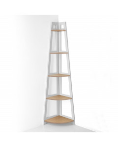 Tomasucci libreria angolare varm wood