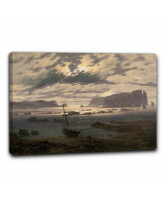 Niik quadro mare del nord sotto la luna di caspar david friedrich