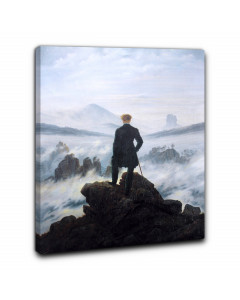 Niik quadro viandante sul mare di nebbia di caspar david friedrich