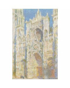 Niik quadro cattedrale di rouen sotto il sole di claude monet