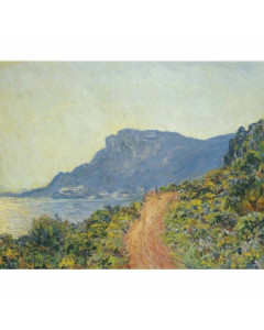 Niik quadro la corniche vicino a monaco di claude monet