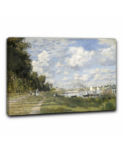 Niik quadro bacino ad argenteuil di claude monet