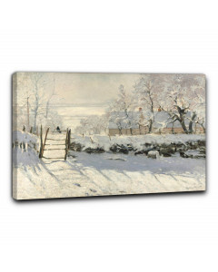 Niik quadro la gazza di claude monet