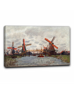 Niik quadro mulini a vento vicino a zaandam di claude monet