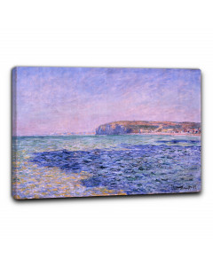 Niik quadro ombre sul mare e scogliere a pourville di claude monet