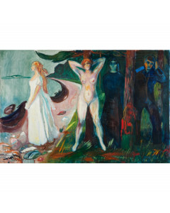 Niik quadro donna di edvard munch