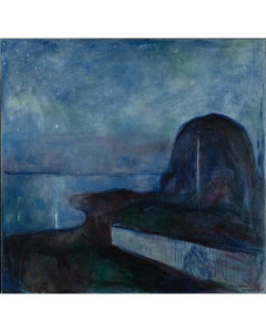 Niik quadro la notte stellata di edvard munch