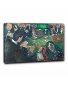 Niik quadro tavolo della roulette a montecarlo di edvard munch