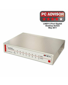 Lindy 25045 Switch 8 Porte GIGABIT 10/100/1000