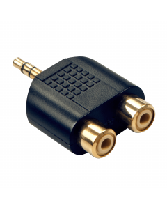 Lindy 35624 Adattatore Audio 2x RCA Femmina a Jack 3.5mm Maschio