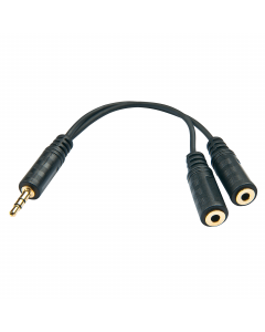 Lindy 35627 Cavo Splitter audio 3.5mm M a 2x 3.5mm F