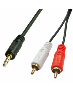 Lindy 35681 Cavo Audio Stereo 3.5mm a 2xRCA Maschio/Maschio, 2m