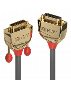 Lindy 36212 Prolunga DVI-D Dual Link Gold Line, 2m