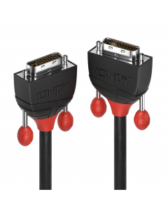 Lindy 36252 Cavo DVI-D Dual Link Black Line, 2m