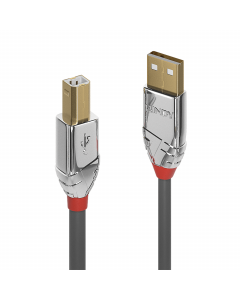 Lindy 36642 Cavo USB 2.0 Tipo A a B Cromo Line, 2m