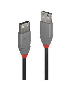 Lindy 36701 Prolunga USB 2.0 Tipo A Anthra Line, 0.5m
