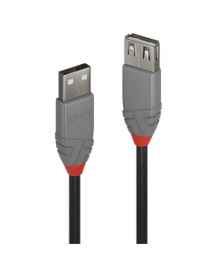 Lindy 36704 Prolunga USB 2.0 Tipo A Anthra Line, 3m