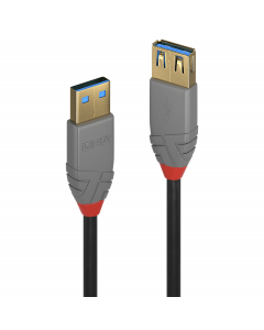 Lindy 36761 Prolunga USB 3.0 Tipo A Anthra Line, 1m