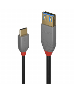 Lindy 36895 Cavo USB Tipo C a A Anthra Line, 0.15m