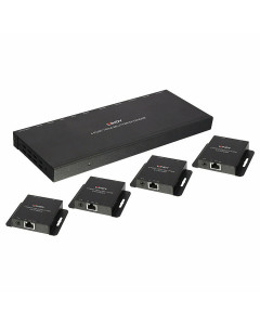 Lindy 38155 Extender Splitter HDMI & IR Cat.6 50m, 4 Porte