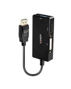 Lindy 38312 Converter DisplayPort 1.4 a HDMI 18G, DVI & VGA