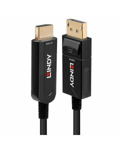 Lindy 38493 Cavo DisplayPort 1.2 a HDMI 18G Ibrido, 40m