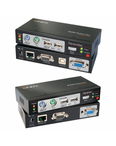 Lindy 39378 Extender KVM Combo Cat.6 VGA, USB & PS/2, 300m