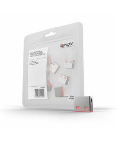 Lindy 40460 Serrature addizionali per porte USB Rosa