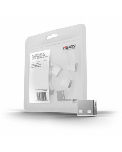 Lindy 40464 Serrature addizionali per porte USB Bianche