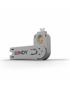 Lindy 40623 Chiave per Blocca Porte USB Tipo A, Arancione