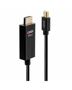 Lindy 40922 Cavo Mini DisplayPort a HDMI con HDR Attivo, 2m