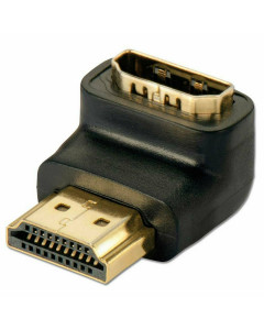 Lindy 41085 Adattatore HDMI M/F a 90 gradi "GiÙ"