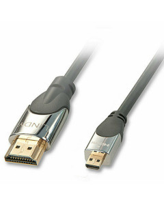 Lindy 41421 Cavo CROMO® HDMI/Micro HDMI® High Speed con Ethernet, 1m