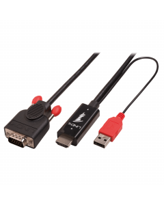 Lindy 41455 Cavo HDMI a VGA, 1m