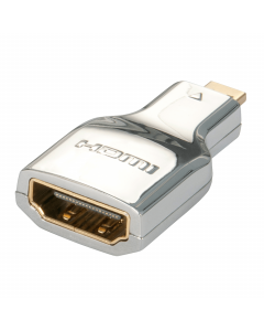 Lindy 41510 Adattatore HDMI Femmina / Micro HDMI Maschio CROMO®