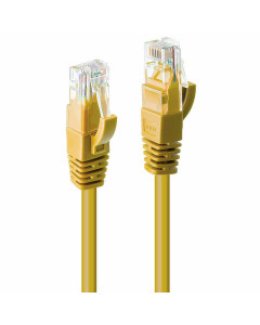 Lindy 48068 Cavo di Rete Cat.6 U/UTP Giallo, 15m