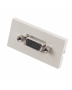 Lindy 60480 Modulo Snap-In VGA doppia femmina, per prese a muro