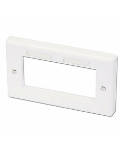 Lindy 60542 Mostrina AV per 4 moduli Snap-In