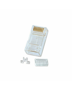 Lindy 62430 Connettori RJ-45 Maschio UTP Cat.6, 10 pezzi