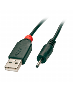 Lindy 70265 Cavo USB Maschio - DC 0.7 / 2.5mm, 1.5m