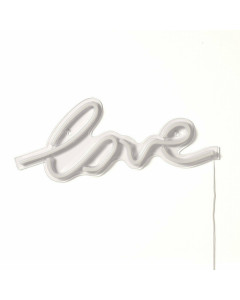 Tomasucci scritta luminosa da parete love