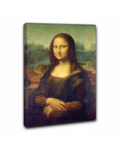 Niik Quadro + Telaio (BC) la gioconda di leonardo da vinci 60 x 40 x 1 7 cm