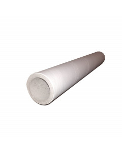 Niik Tubo di cartone resistente pesante 52 x 7 cm bianco